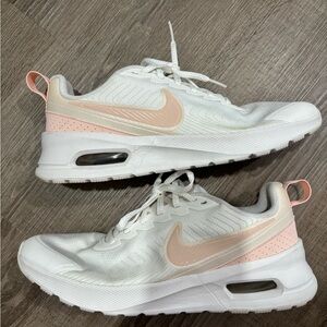 Nike Air Max Women's White and Pink Athletic Shoes